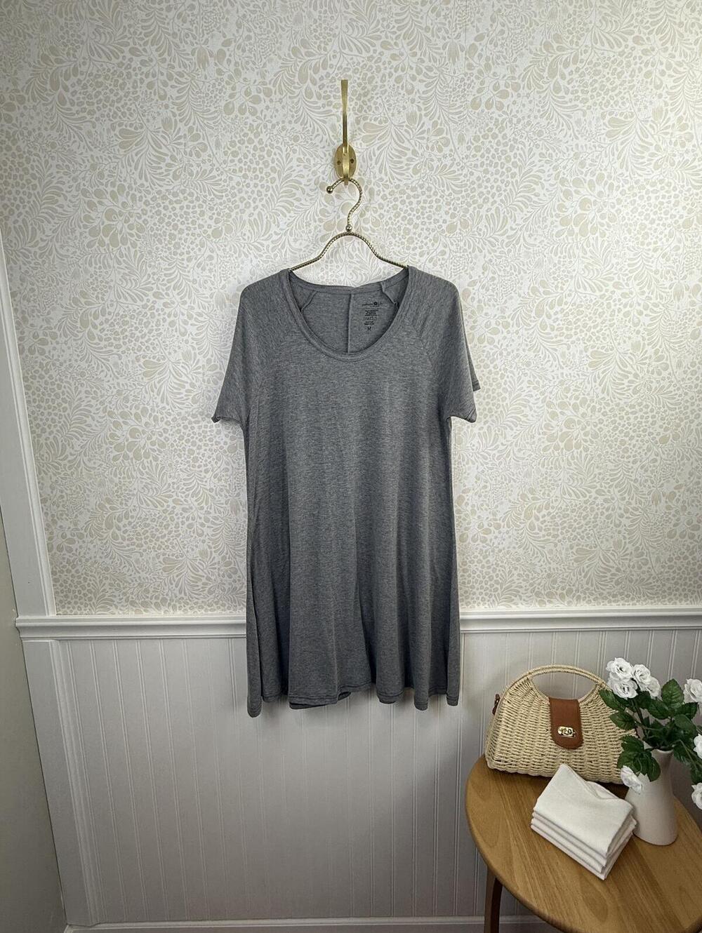 NATURAL LIFE Gray Midi T-Shirt Dress